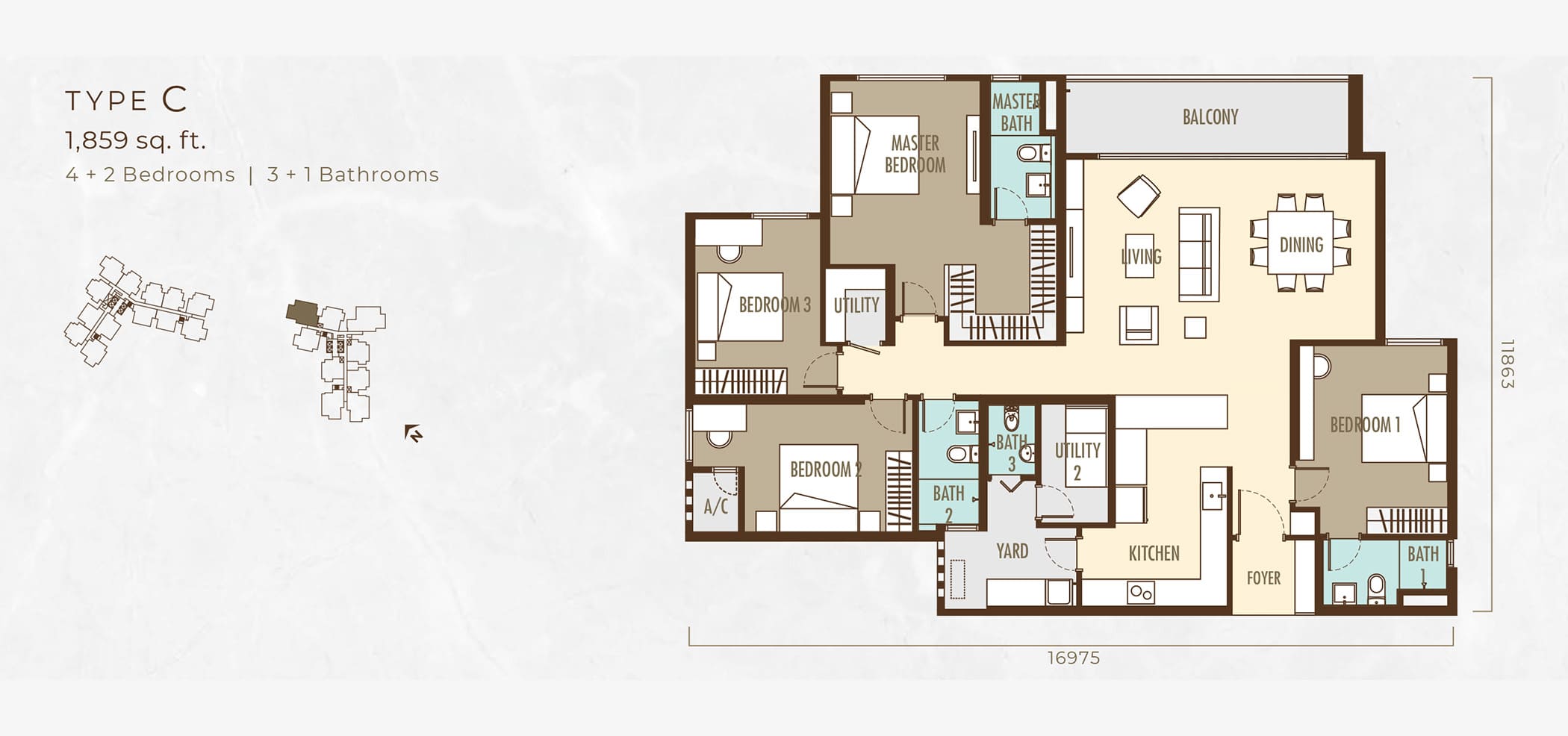 Ayanna Resort Residences Layout Plan